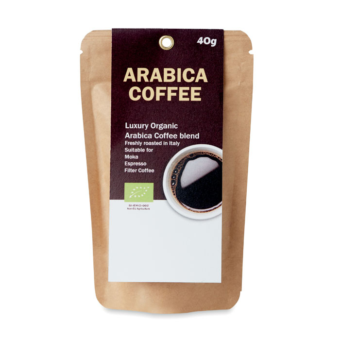 Personalizare Cafea organică Arabica de 40 g Personalizare Cafea organică Arabica de 40 g