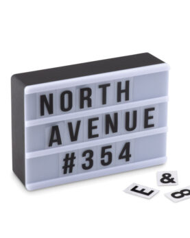 Personalizare Lightboard cu 100 caractere