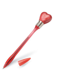 Personalizare Pix cu capat inimă cu led