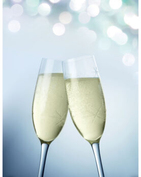 Set de 2 pahare de șampanie personalizate