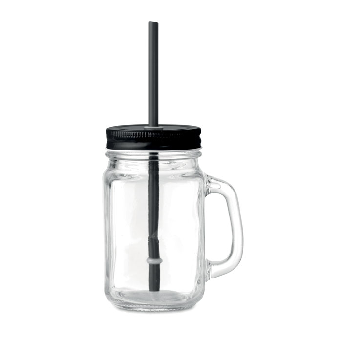 Personalizare Sticlă Mason borcan cu pai Personalizare Sticlă Mason borcan cu pai